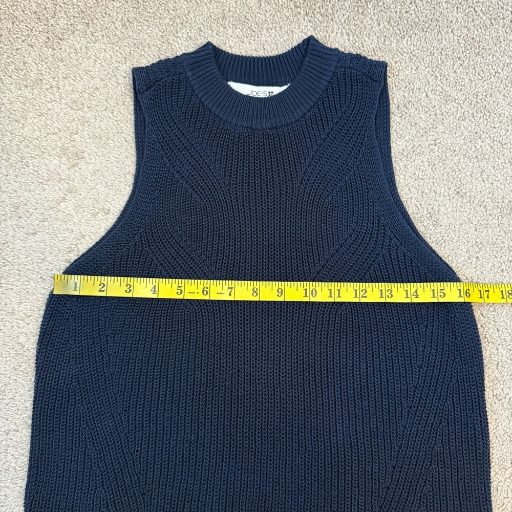 Joe’s Jeans The Teddie Sweater Tank Top Navy‎ Blue XS - Picture 7 of 8